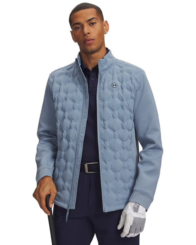 Veste de golf hybride homme Under Armour Drive Down Hybrid - Bleu gris / XS