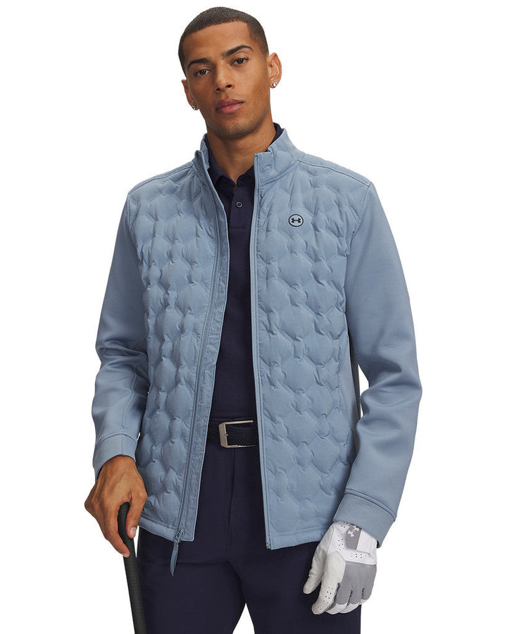 Veste de golf hybride homme Under Armour Drive Down Hybrid - Bleu gris / XS
