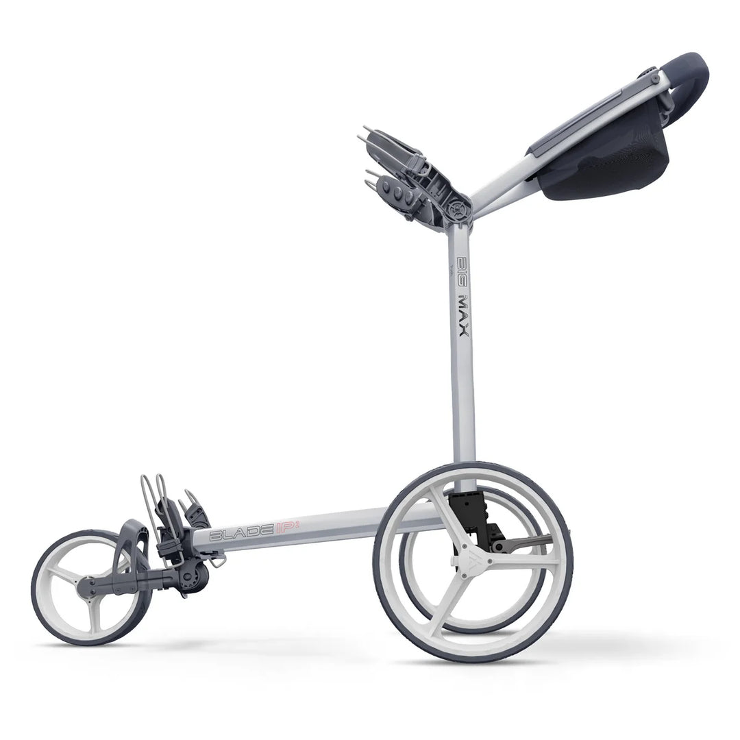 Chariot de Golf Manuel 3 Roues BIG MAX Blade IP 2.0 - Blanc - vue 12