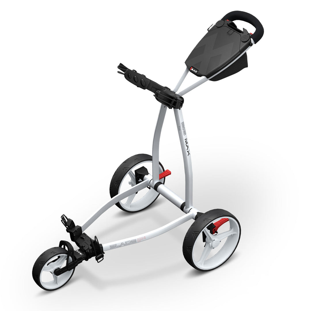 Chariot de Golf Manuel 3 Roues BIG MAX Blade IP 2.0 - Blanc - vue 5