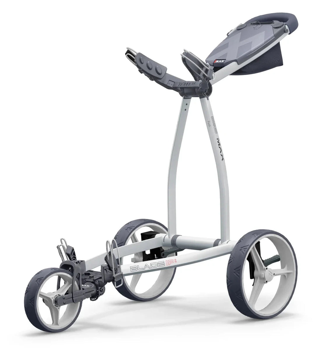 Chariot de Golf Manuel 3 Roues BIG MAX Blade IP 2.0 - Gris