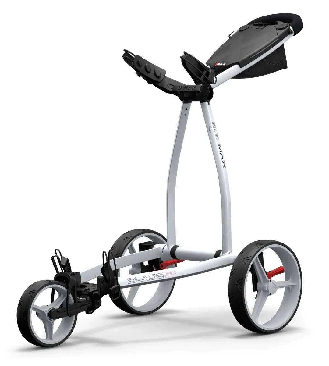 Chariot de Golf Manuel 3 Roues BIG MAX Blade IP 2.0 - Blanc