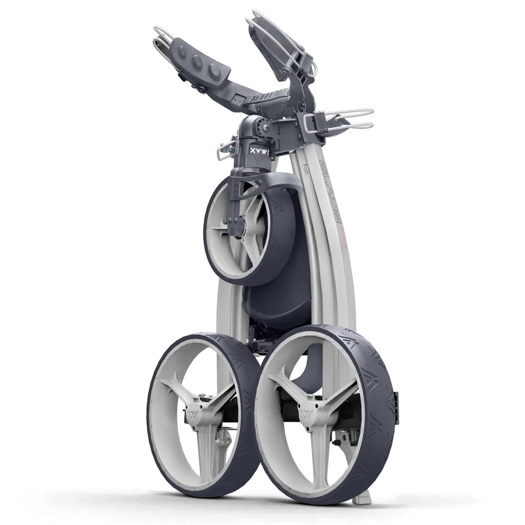 Chariot de Golf Manuel 3 Roues BIG MAX Blade IP 2.0 - Gris - vue 7