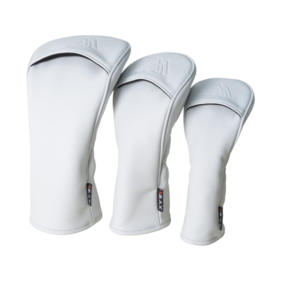 Couvre-Clubs de Golf SoftGuard PU BIG MAX - Lot de 3 - Blanc