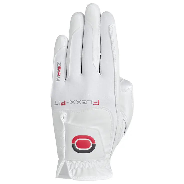 Gant de Golf Junior Hybrid Taille Unique - ZOOM - Blanc - Main gauche