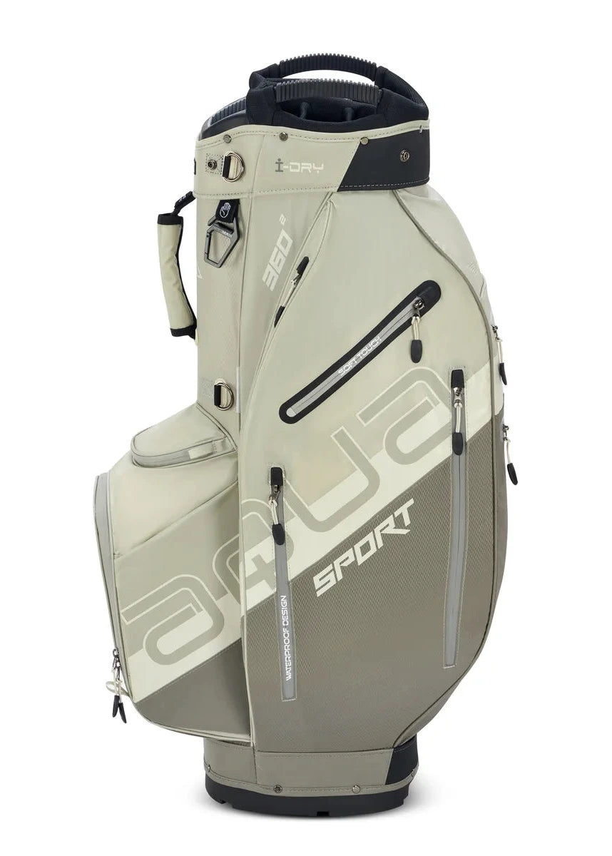 Sac Chariot de Golf Étanche BIG MAX Aqua Sport 360² - Gris clair
