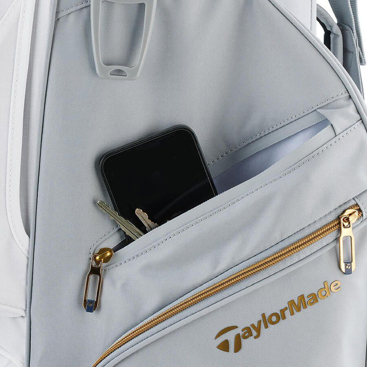 Sac Chariot de Golf Femme TaylorMade Kalea Gold - Gris / Blanc - vue 6