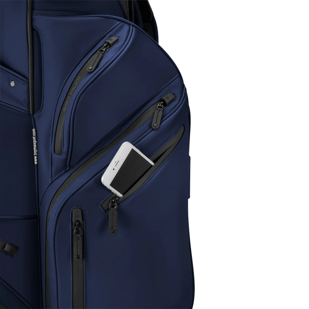 Sac Chariot de Golf Silencieux BIG MAX Dri Lite Silencio Prime - Marine - vue 7