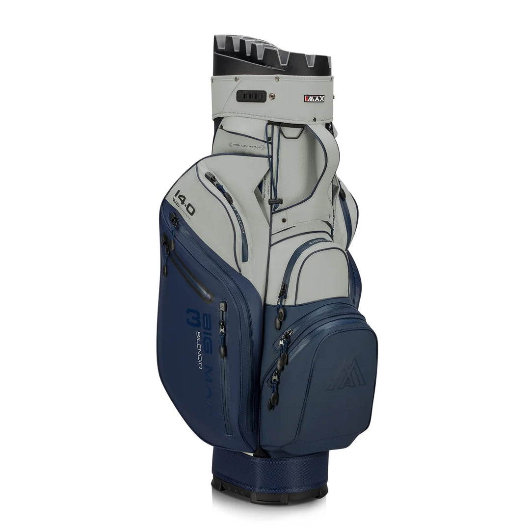 Sac Chariot de Golf Silencieux BIG MAX Dri Lite Silencio 3 - Marine - vue 3
