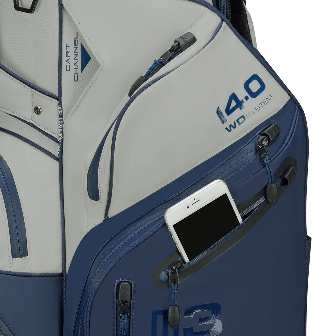 Sac Chariot de Golf Silencieux BIG MAX Dri Lite Silencio 3 - Marine - vue 7