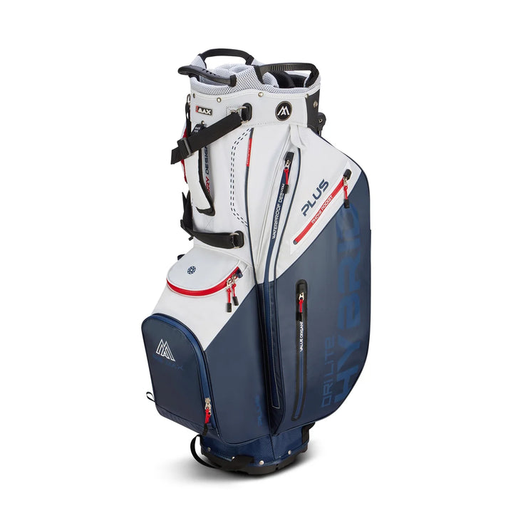 Sac Trépied de Golf Hybride BIG MAX Dri Lite Hybrid Plus - Blanc / Marine - vue 2