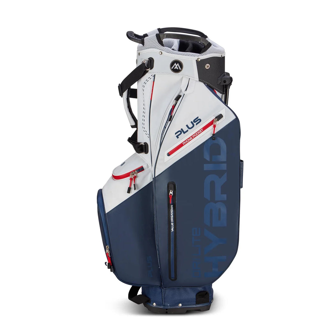 Sac Trépied de Golf Hybride BIG MAX Dri Lite Hybrid Plus - Blanc / Marine - vue 4
