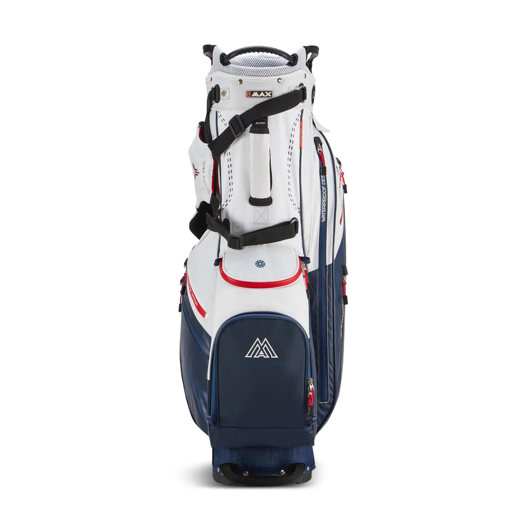 Sac Trépied de Golf Hybride BIG MAX Dri Lite Hybrid Plus - Blanc / Marine - vue 3