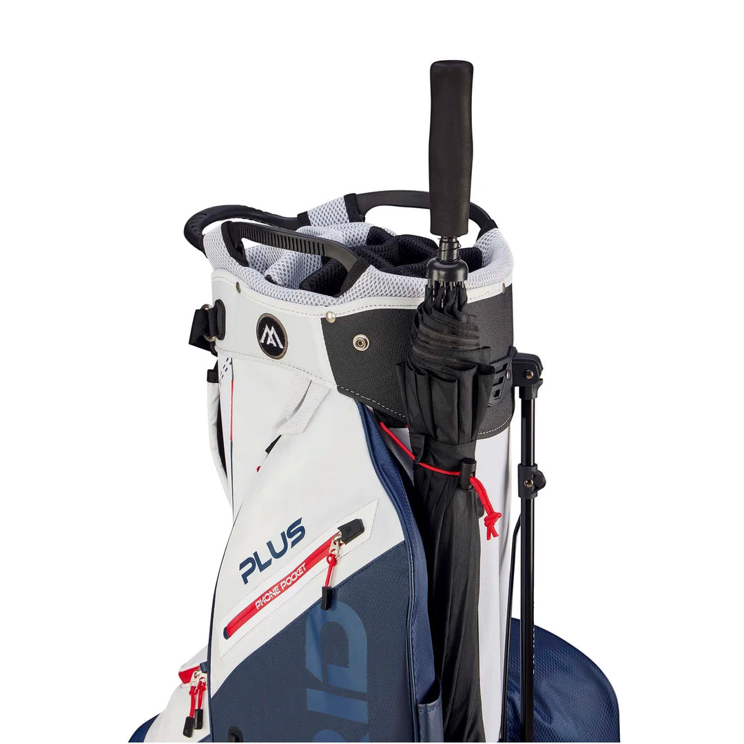 Sac Trépied de Golf Hybride BIG MAX Dri Lite Hybrid Plus - Blanc / Marine - vue 7