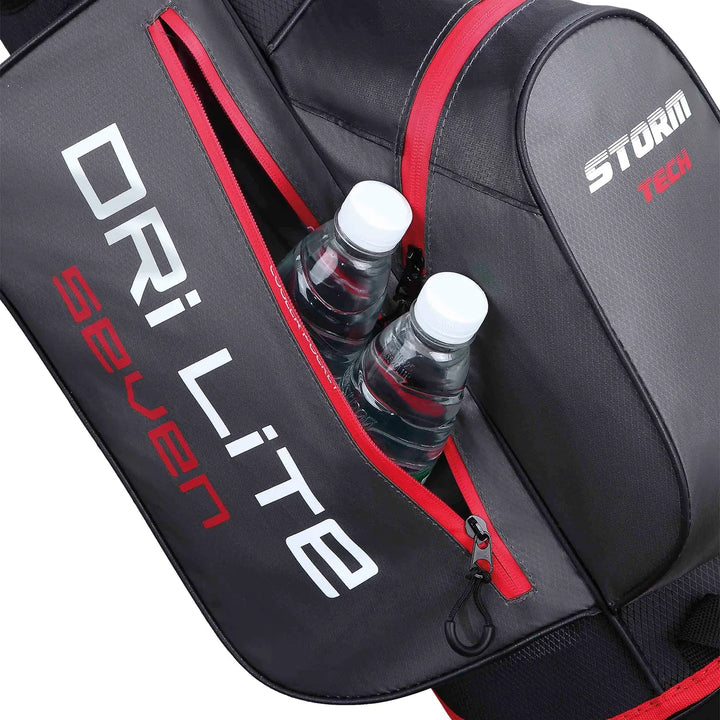 Sac Trépied de Golf Déperlant BIG MAX Dri Lite Seven G - Gris / Rouge - vue 3