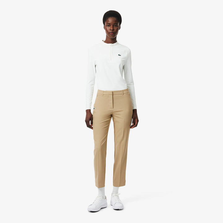 Pantalon de Golf Femme Slim Fit Stretch Ultra Dry - Lacoste - Beige - 36
