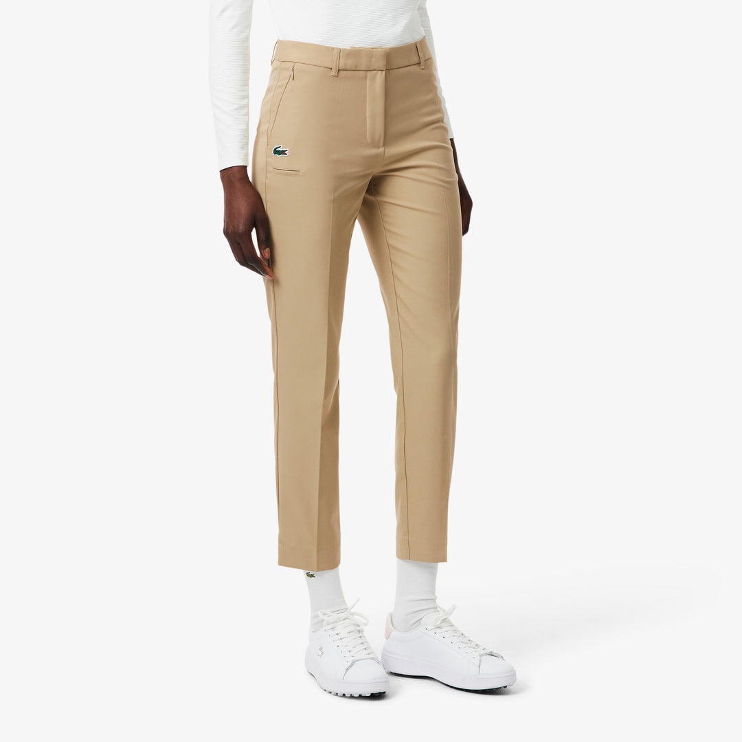 Pantalon de Golf Femme Slim Fit Stretch Ultra Dry - Lacoste - Beige - 38