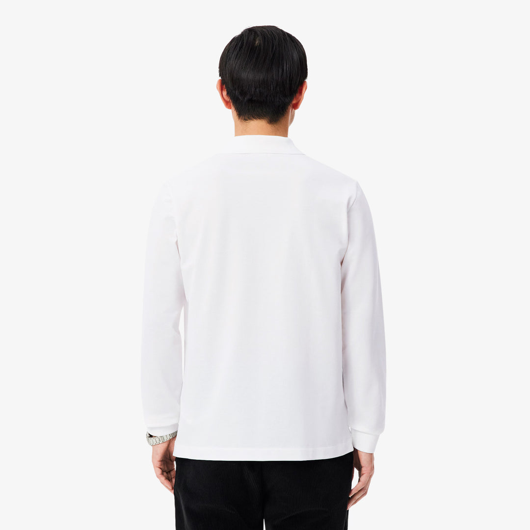 Polo L.12.12 LIGHT Manches Longues Classic Fit Lacoste - Blanc - XXL