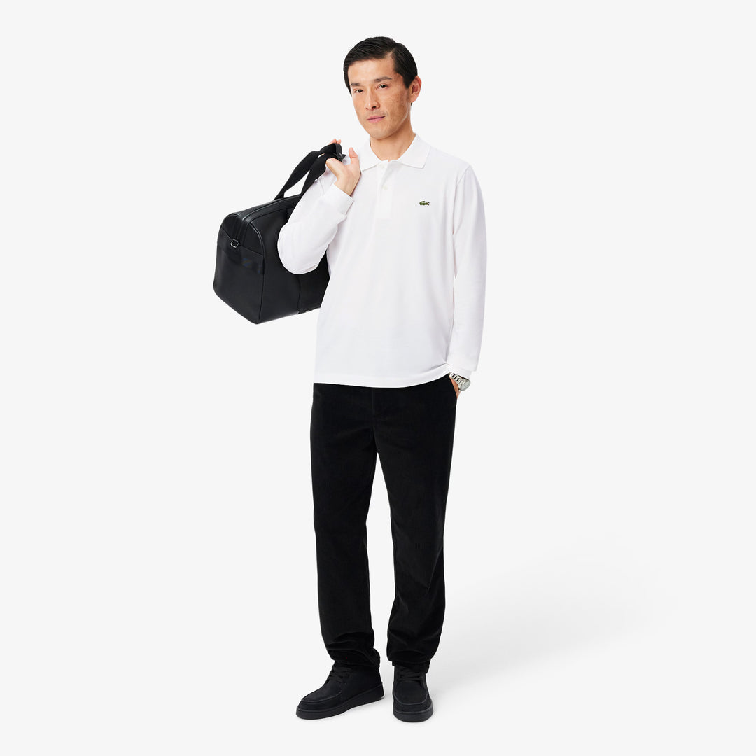 Polo L.12.12 LIGHT Manches Longues Classic Fit Lacoste - Blanc - M