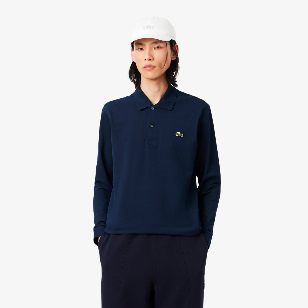 Polo L.12.12 LIGHT Manches Longues Classic Fit Lacoste - Marine - L