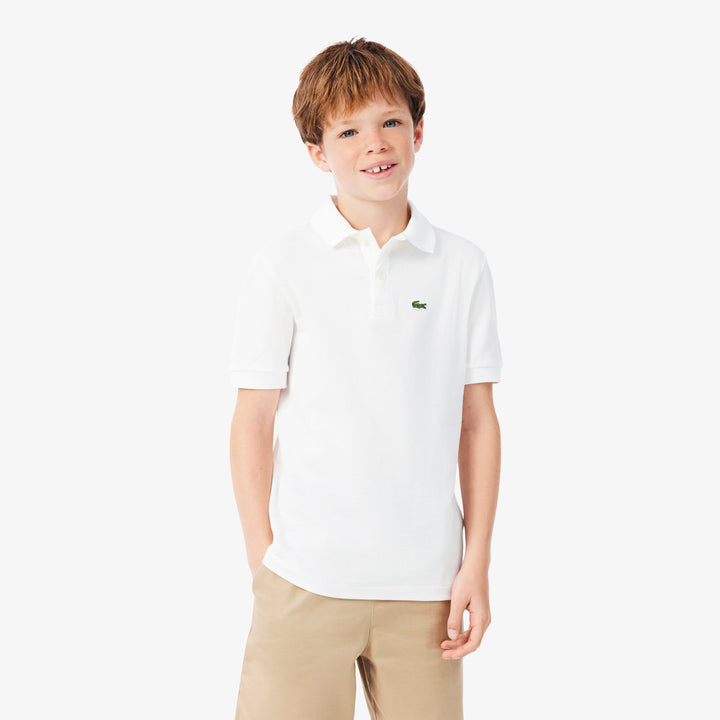 Polo de Golf Junior Petit Piqué 8-16 ans - Lacoste - Blanc - 4 ans