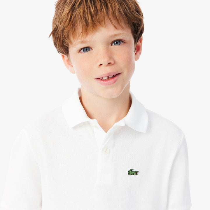 Polo de Golf Junior Petit Piqué 8-16 ans - Lacoste - Blanc - 6 ans