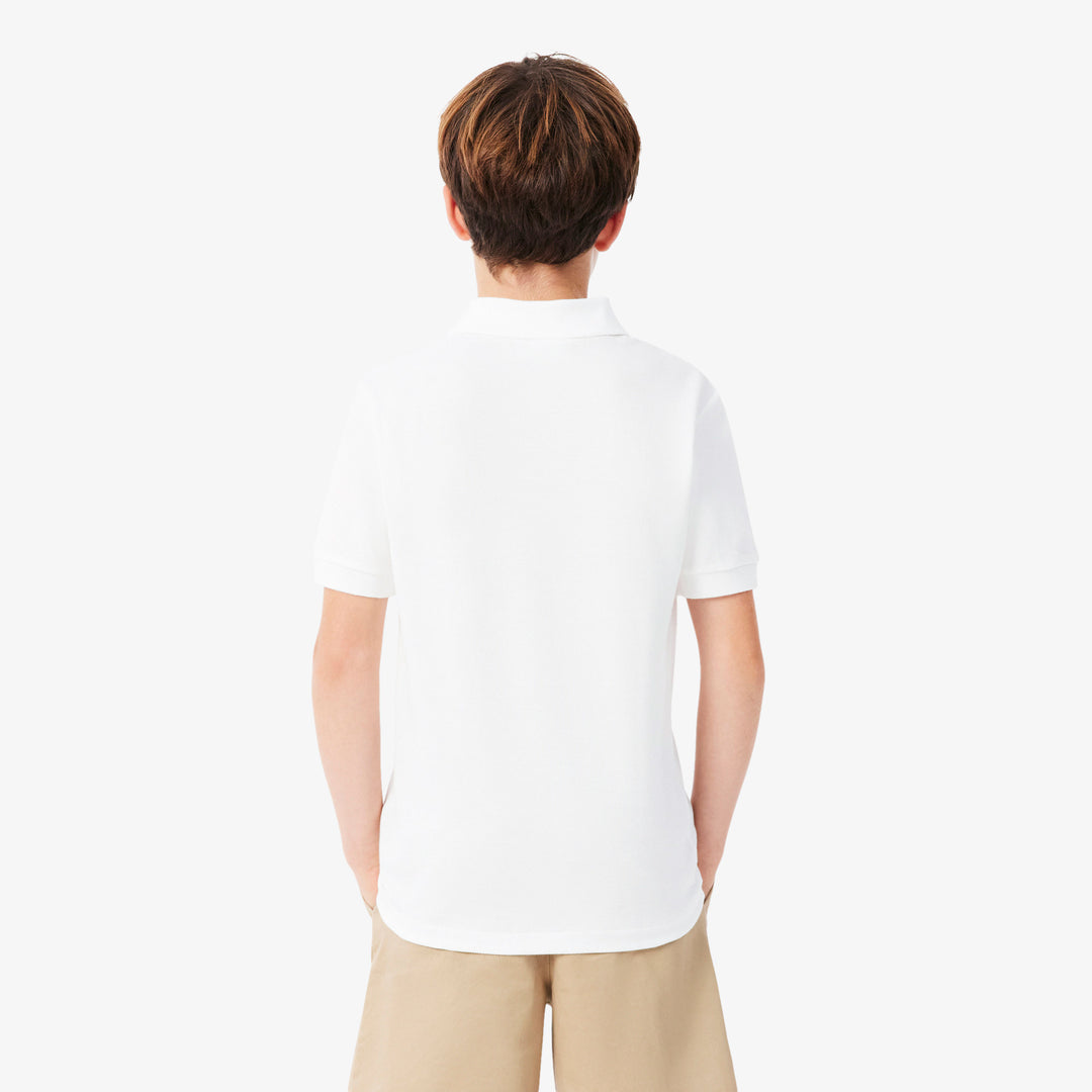 Polo de Golf Junior Petit Piqué 8-16 ans - Lacoste - Blanc - 8 ans