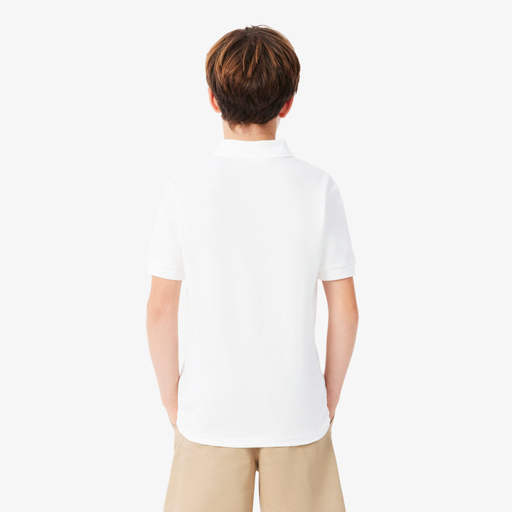 Polo de Golf Junior Petit Piqué 8-16 ans - Lacoste - Blanc - 8 ans