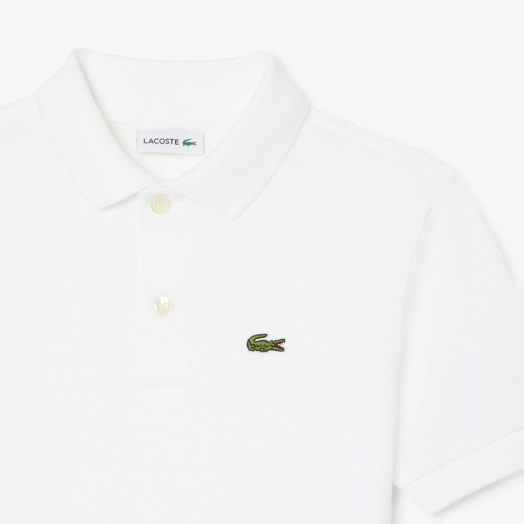 Polo de Golf Junior Petit Piqué 8-16 ans - Lacoste - Blanc - 12 ans