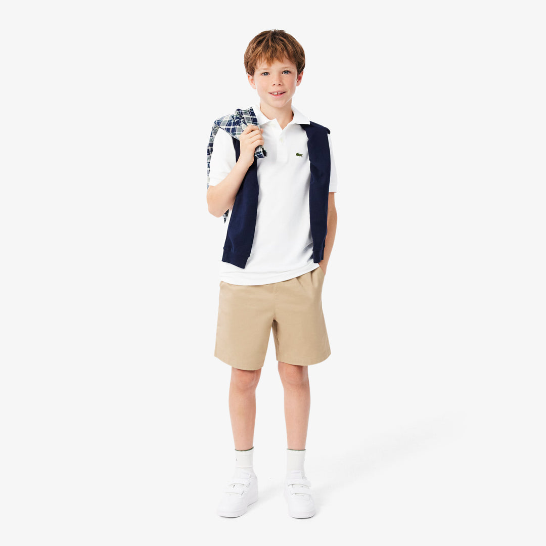 Polo de Golf Junior Petit Piqué 8-16 ans - Lacoste - Blanc - 14 ans