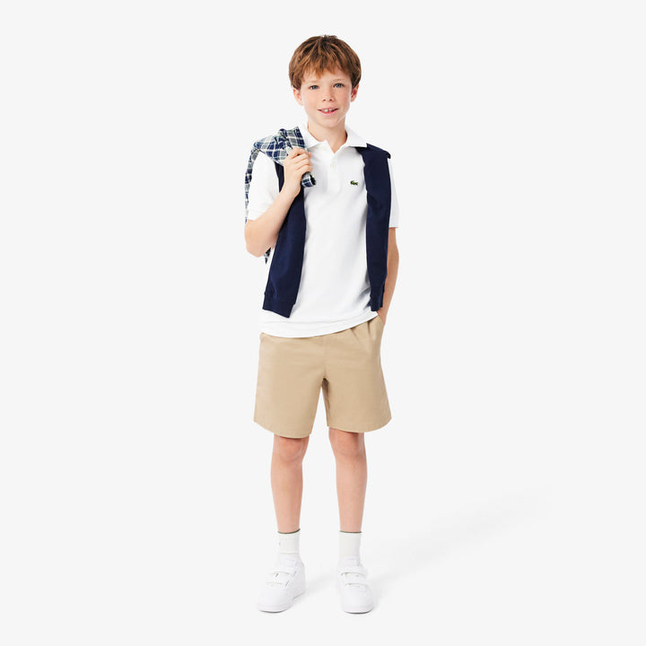 Polo de Golf Junior Petit Piqué 8-16 ans - Lacoste - Blanc - 14 ans