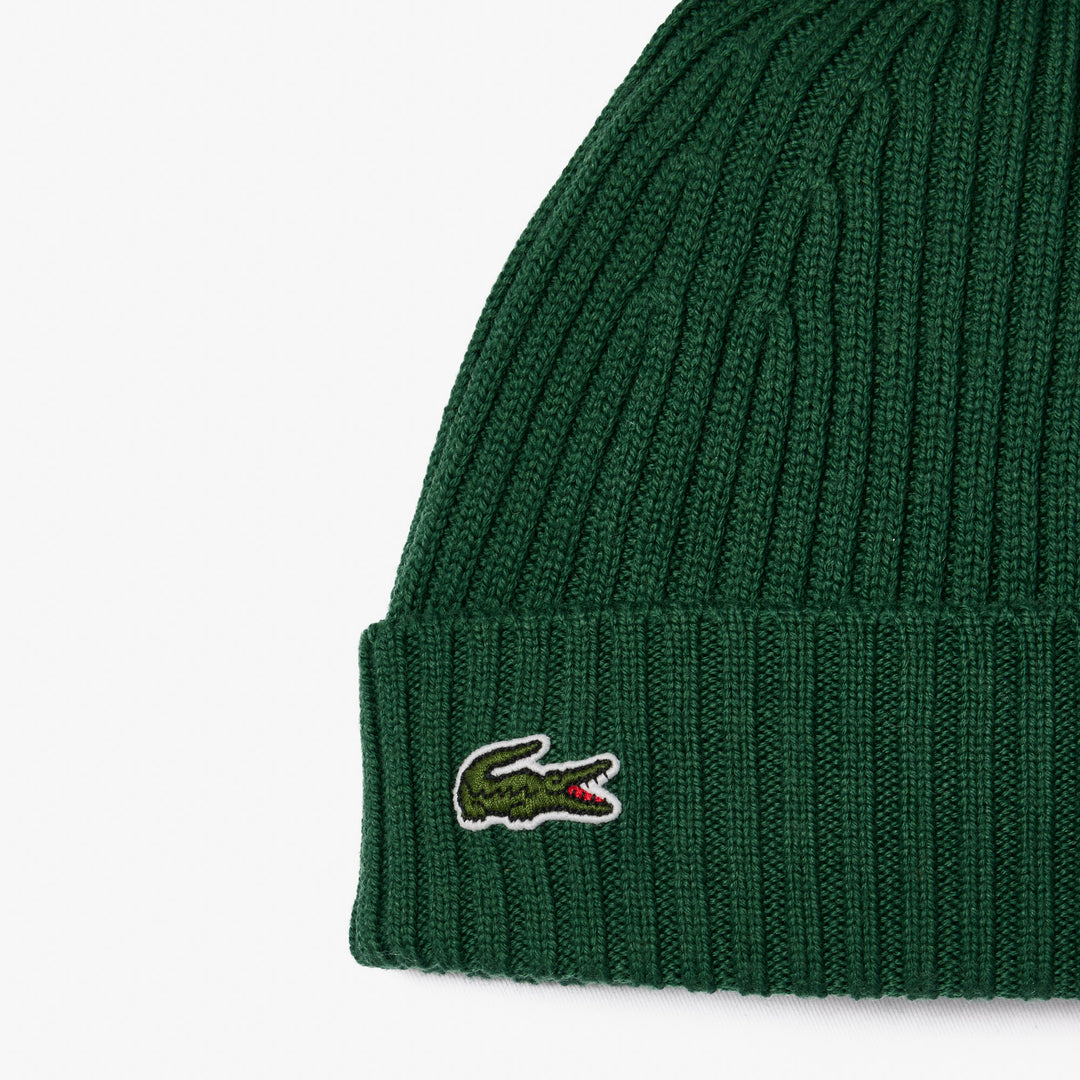 Bonnet de Golf Unisexe Laine Peignée Côtelée - Lacoste