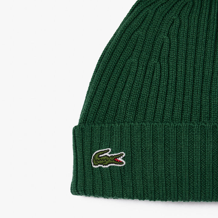 Bonnet de Golf Unisexe Laine Peignée Côtelée - Lacoste