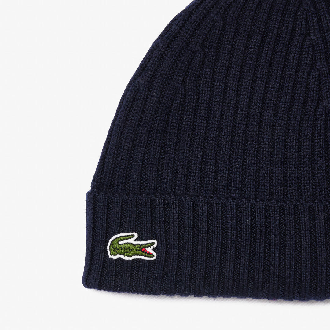 Bonnet de Golf Unisexe Laine Peignée Côtelée - Lacoste