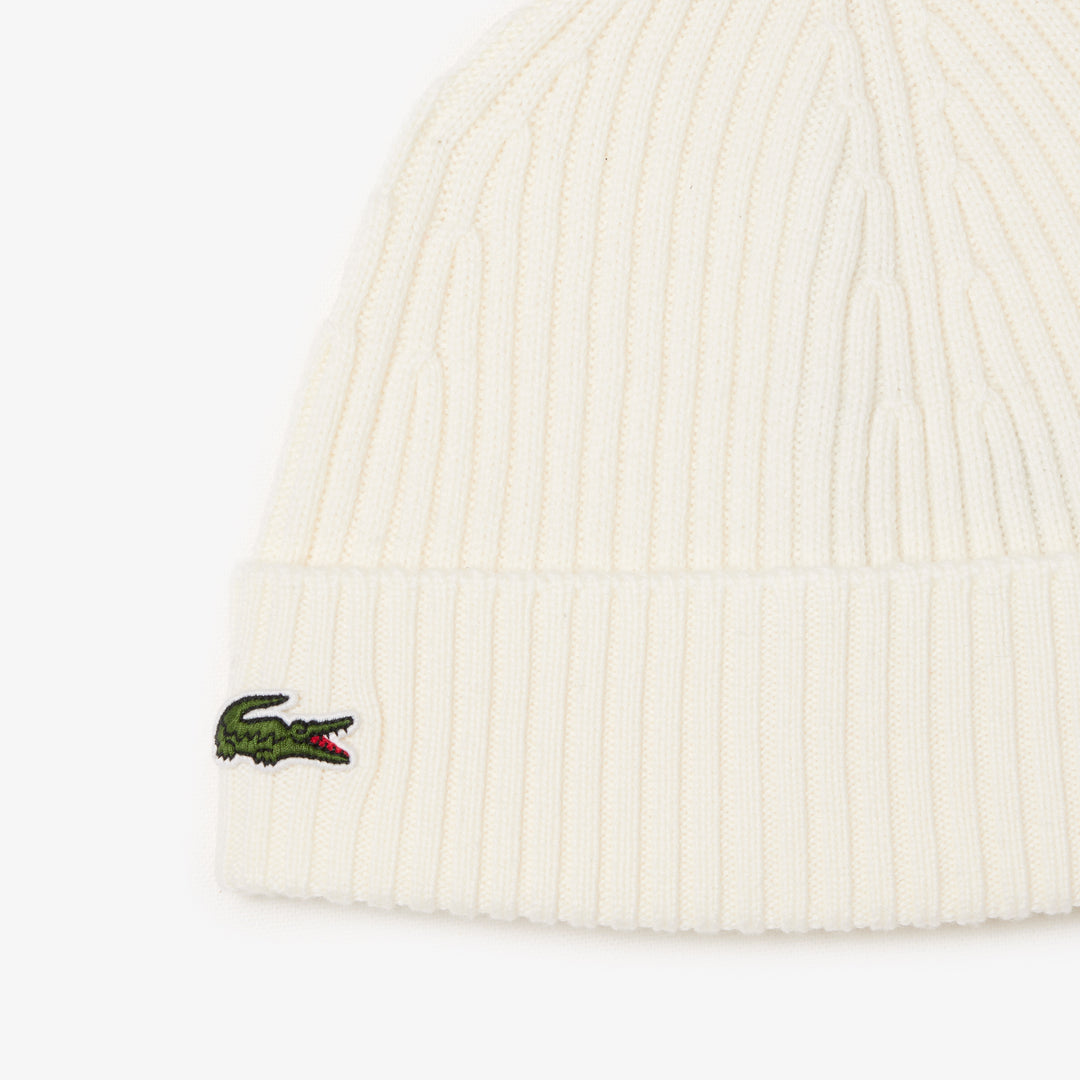 Bonnet de Golf Unisexe Laine Peignée Côtelée - Lacoste