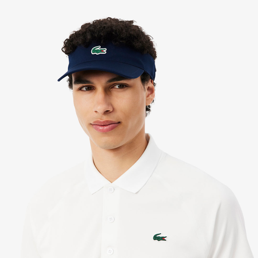 Visière de Golf Homme Taffetas Diamanté - Lacoste - Bleu marine