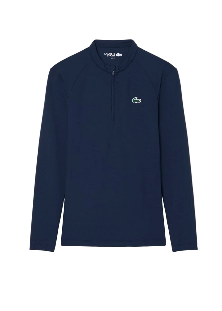 Haut Technique de Golf Femme Demi-Zip UV50+ Lacoste - Blanc - 38