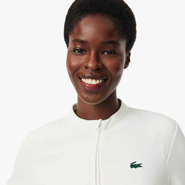 Haut Technique de Golf Femme Demi-Zip UV50+ Lacoste - Marine - 38