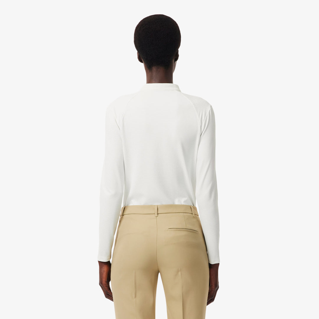 Haut Technique de Golf Femme Demi-Zip UV50+ Lacoste - Marine - 40