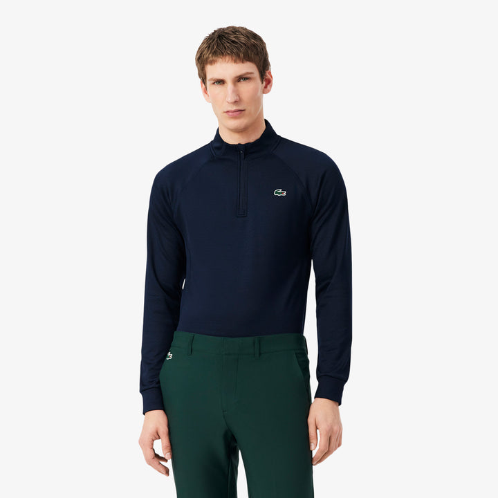 Sweatshirt de Golf Polaire Technique Lacoste - Bleu marine - M