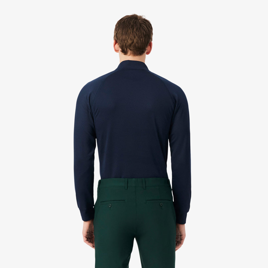 Sweatshirt de Golf Polaire Technique Lacoste - Bleu marine - XXL
