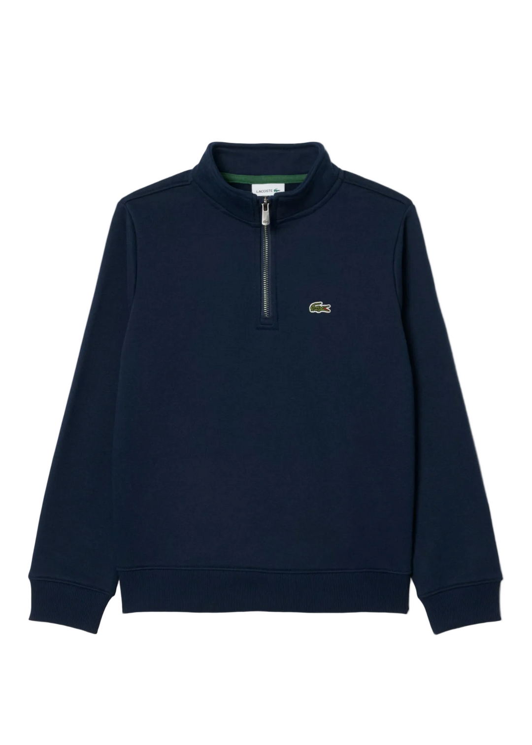 Sweatshirt de Golf Junior Col Montant Zippé - Lacoste - Marine - 2 ans