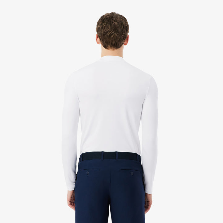Tee-Shirt de Golf Tight Fit Manches Longues Ultra Dry Lacoste - Blanc - XXL