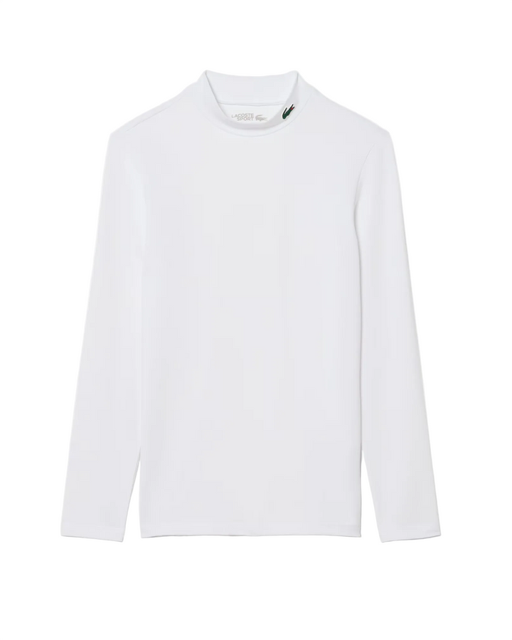 Tee-Shirt de Golf Tight Fit Manches Longues Ultra Dry Lacoste - Blanc - S