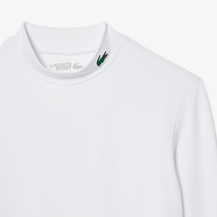 Tee-Shirt de Golf Tight Fit Manches Longues Ultra Dry Lacoste - Blanc - 3XL
