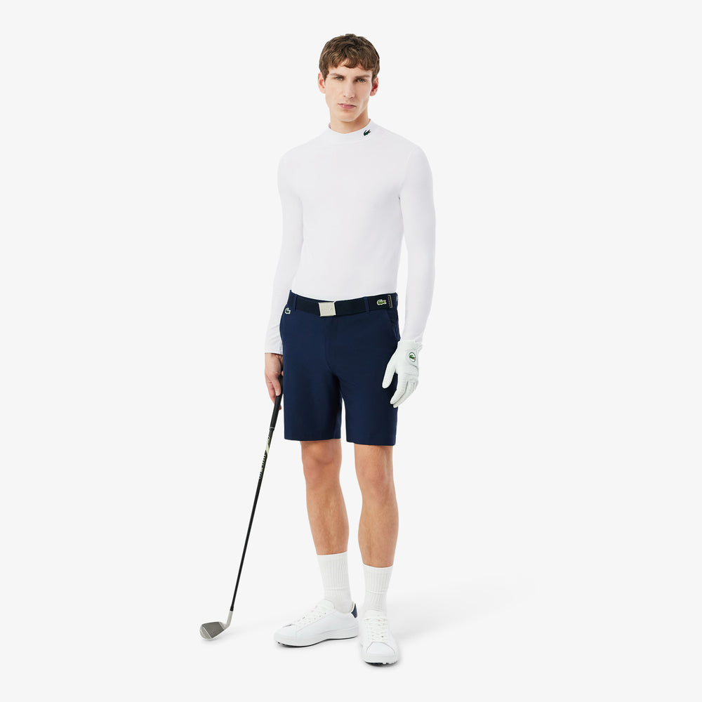 Tee-Shirt de Golf Tight Fit Manches Longues Ultra Dry Lacoste - Blanc - M
