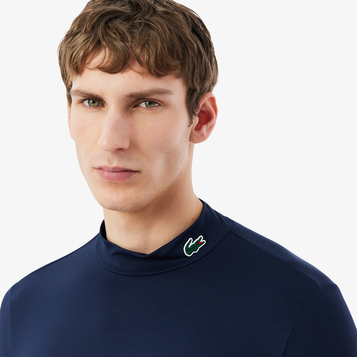 Tee-Shirt de Golf Tight Fit Manches Longues Ultra Dry Lacoste - Marine - 3XL