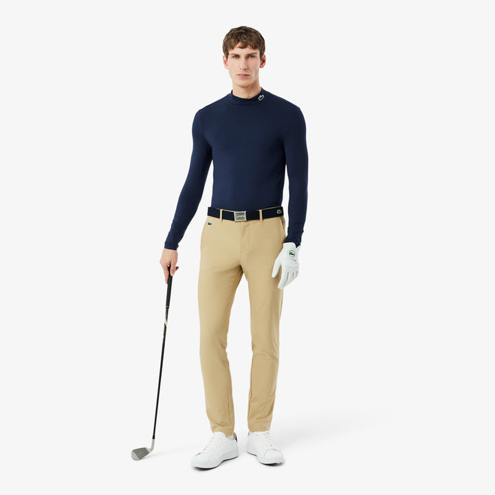 Tee-Shirt de Golf Tight Fit Manches Longues Ultra Dry Lacoste - Marine - XL