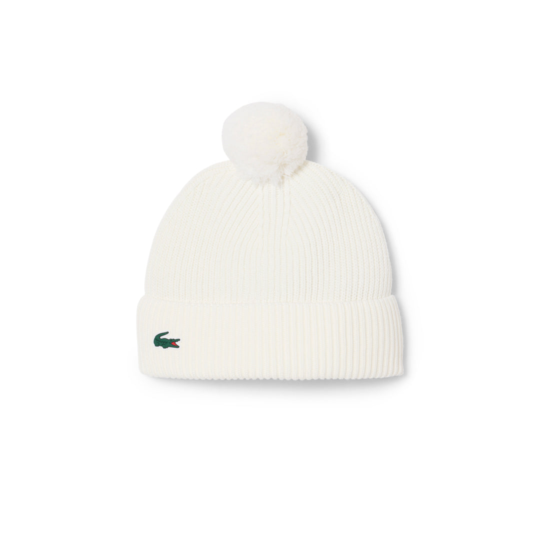 Bonnet à Pompon Doublé Polaire Lacoste