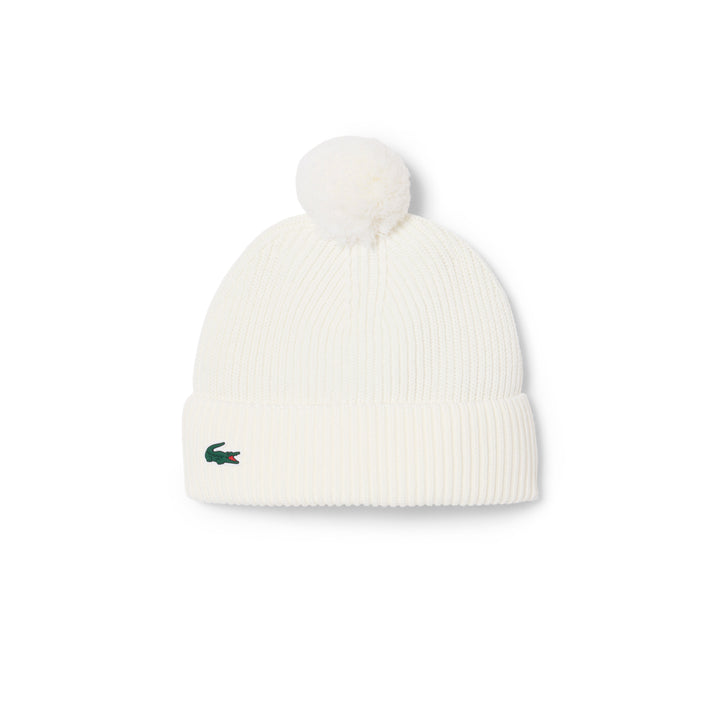 Bonnet à Pompon Doublé Polaire Lacoste